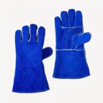 Blue Welding Gloves – Heat-Resistant, Durable & Comfortable